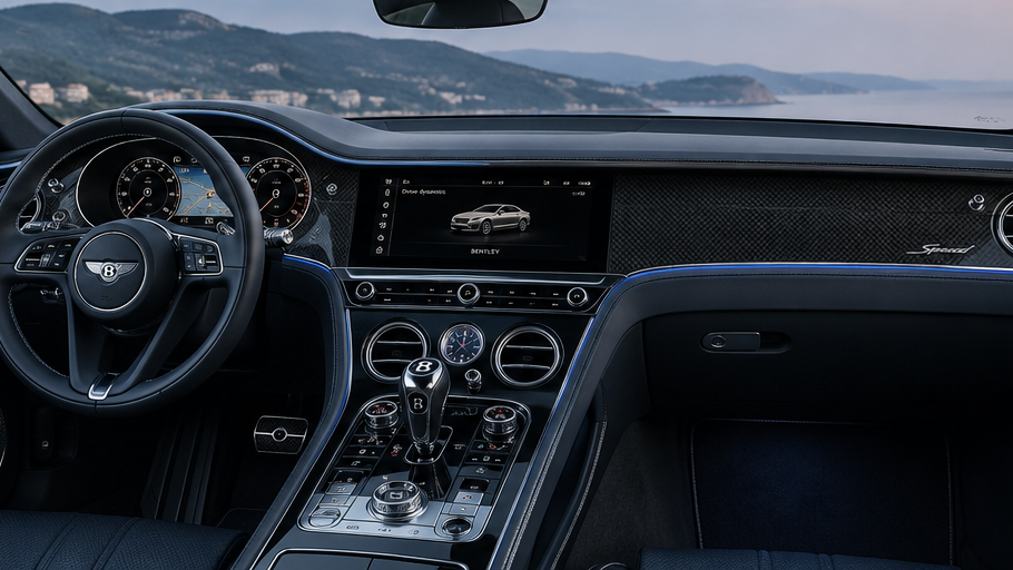 Bentley Continental GT Speed cabina